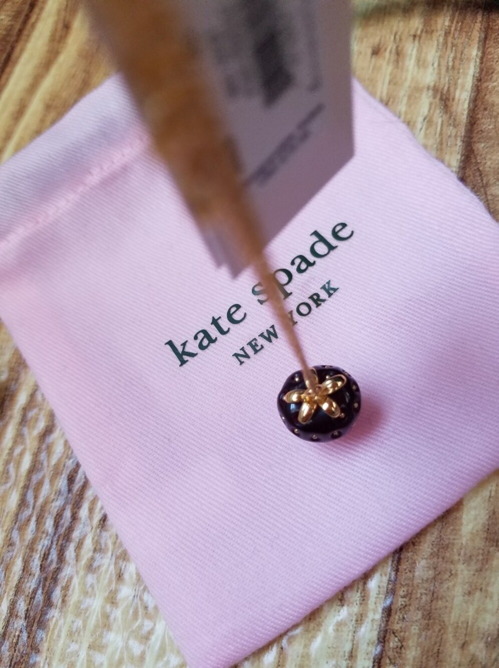 NWT Kate Spade Tutti Fruity Strawberry Mini Pendant Necklace New York Charm - Picture 5 of 7